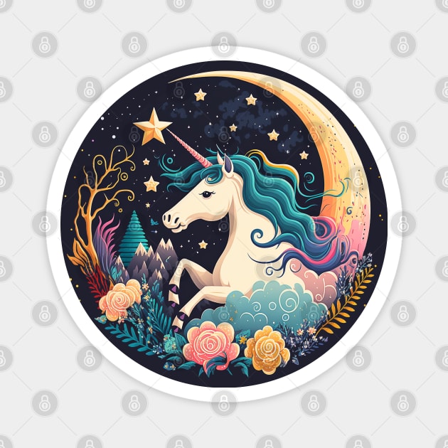 Star ★ Unicorn Magnet by neomon